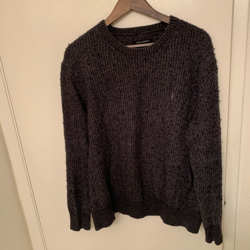 Wool All Saints crew neck sweater